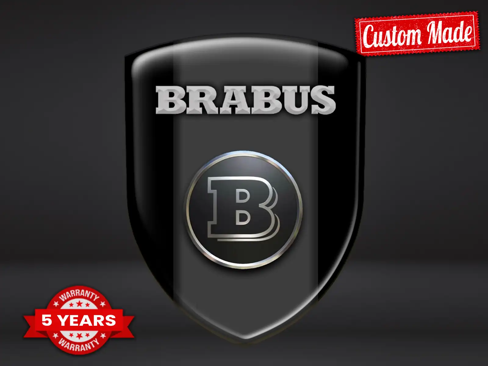 Brabus Auto Fensteraufkleber Universal Stilvoll Exklusiv